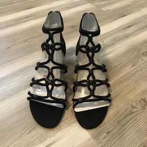 Sam Edelman Black Gladiator Sandals Size 8 NWT